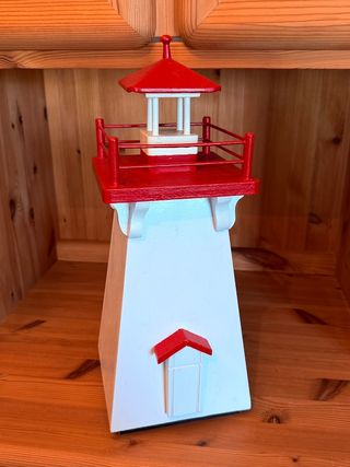 Faro de madera auténtico de Canadá