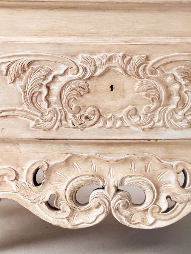 Comoda Barocca Bombé massiccia