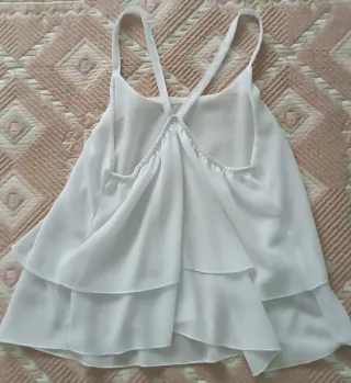 Blusa blanca de tirantes
