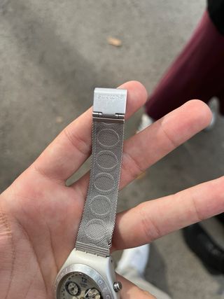 Reloj Swatch Irony Cronógrafo Plata