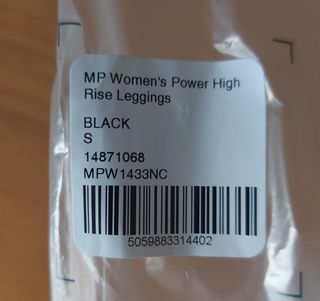 Leggings MyProtein Tiro Alto Negros
