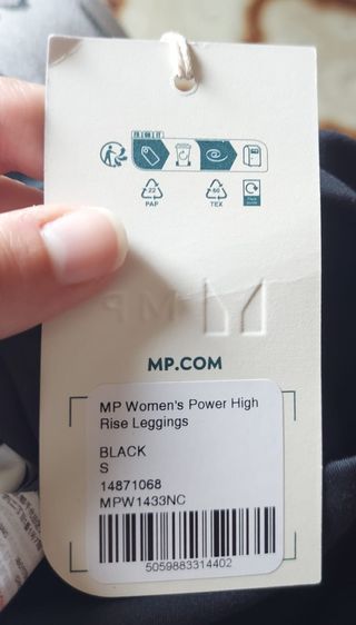 Leggings MyProtein Tiro Alto Negros