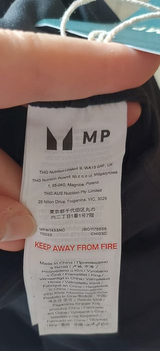 Leggings MyProtein Tiro Alto Negros