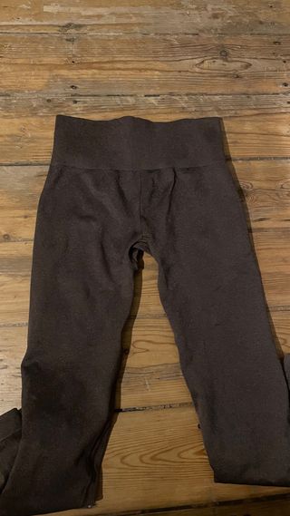 Mallas Gymshark Mujer Marrones