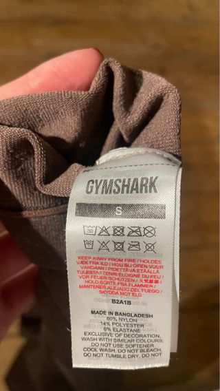 Mallas Gymshark Mujer Marrones