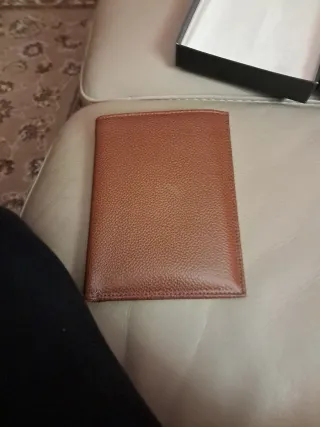 Portafogli uomo nuovo marrone con scatola