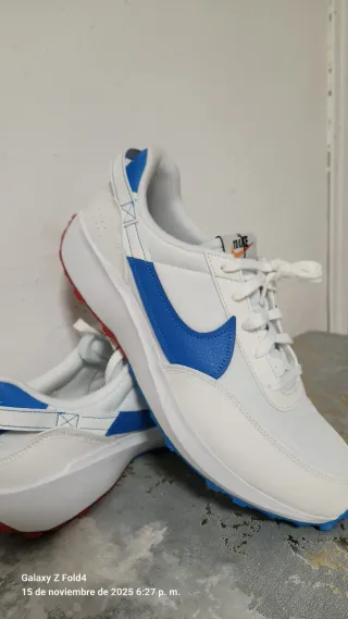 Zapatillas Nike Waffle One Azul Blanco Original
