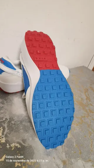 Zapatillas Nike Waffle One Azul Blanco Original