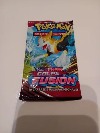 4 Sobres Pokémon Espada y Escudo Golpe Fusión