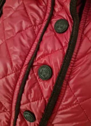 Chaqueta Acolchada Roja Holy Preppy Talla L