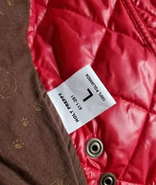 Chaqueta Acolchada Roja Holy Preppy Talla L