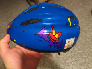 Casco Bicicleta Niño Azul Estrellas