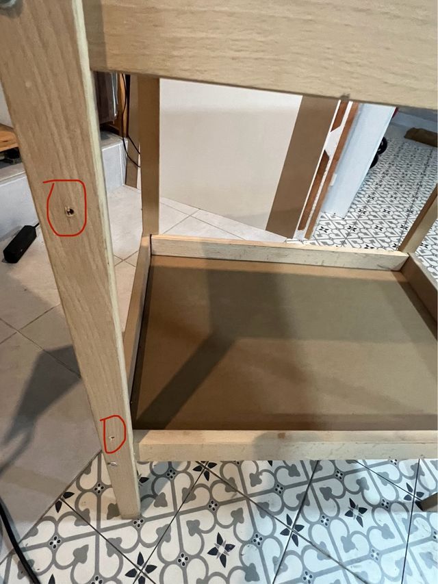 Cambiatore per neonati in legno Ikea
