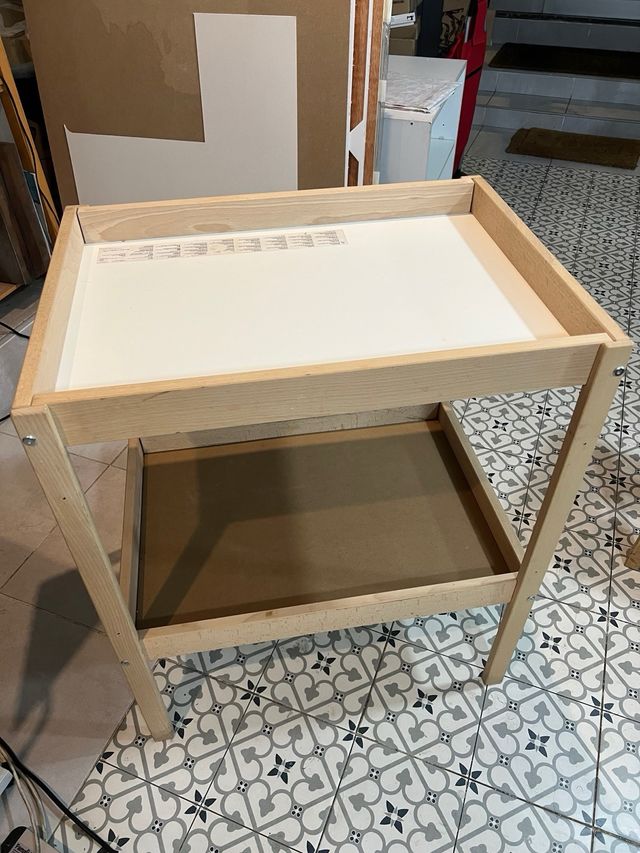 Cambiatore per neonati in legno Ikea