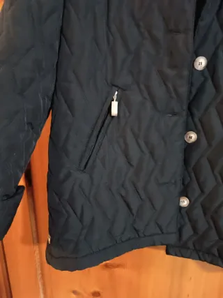 Giacca imbottita con collo pelliccia