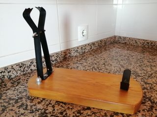 Soporte Jamonero Madera y Metal