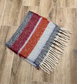 Bufanda rayas oversize Mango