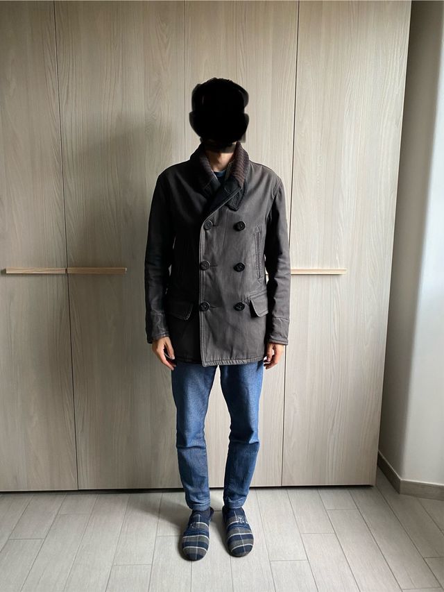 Giacca giubbotto uomo nero