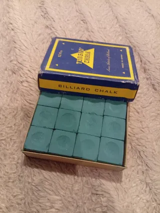 Caja de Tiza/Geeso para Billar TUNGHO 12 Unidades