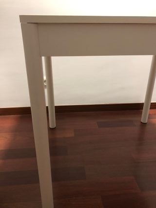 Mesa Ikea Tonstad extensible 80/120x70 blanca