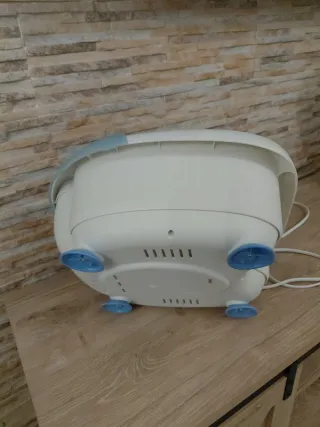 Masajeador de pies Severin azul y blanco