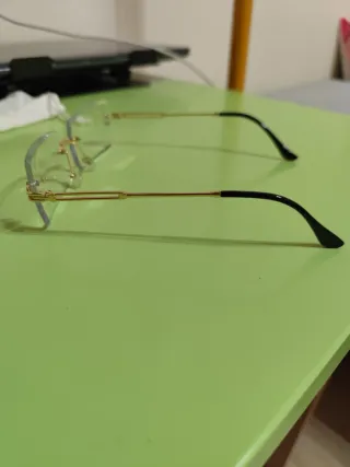 Occhiali da vista EKAA senza montatura oro/nero