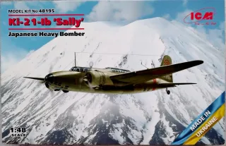 Maqueta Ki-21-Ib Sally Japanese bomber ICM #48195