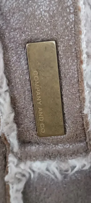 Abrigo pelliza gris talla L