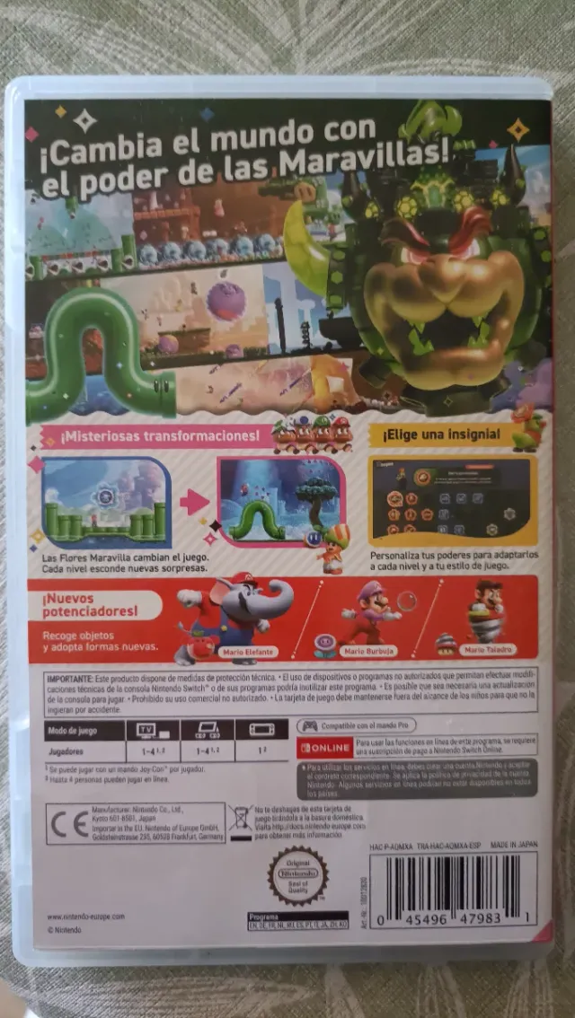 Super Mario Bros. Wonder Nintendo Switch