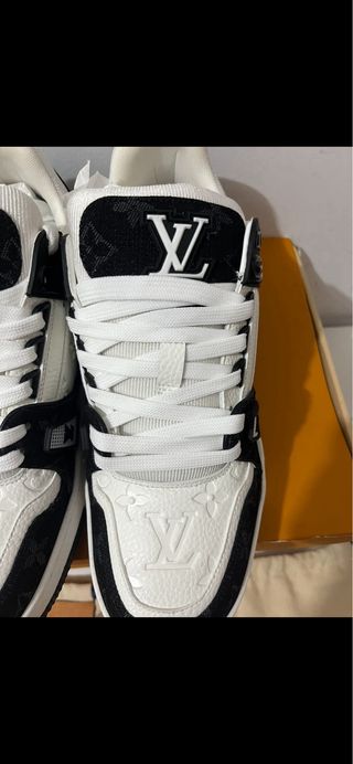 Sneakers Louis Vuitton Trainer Bianche e Nere