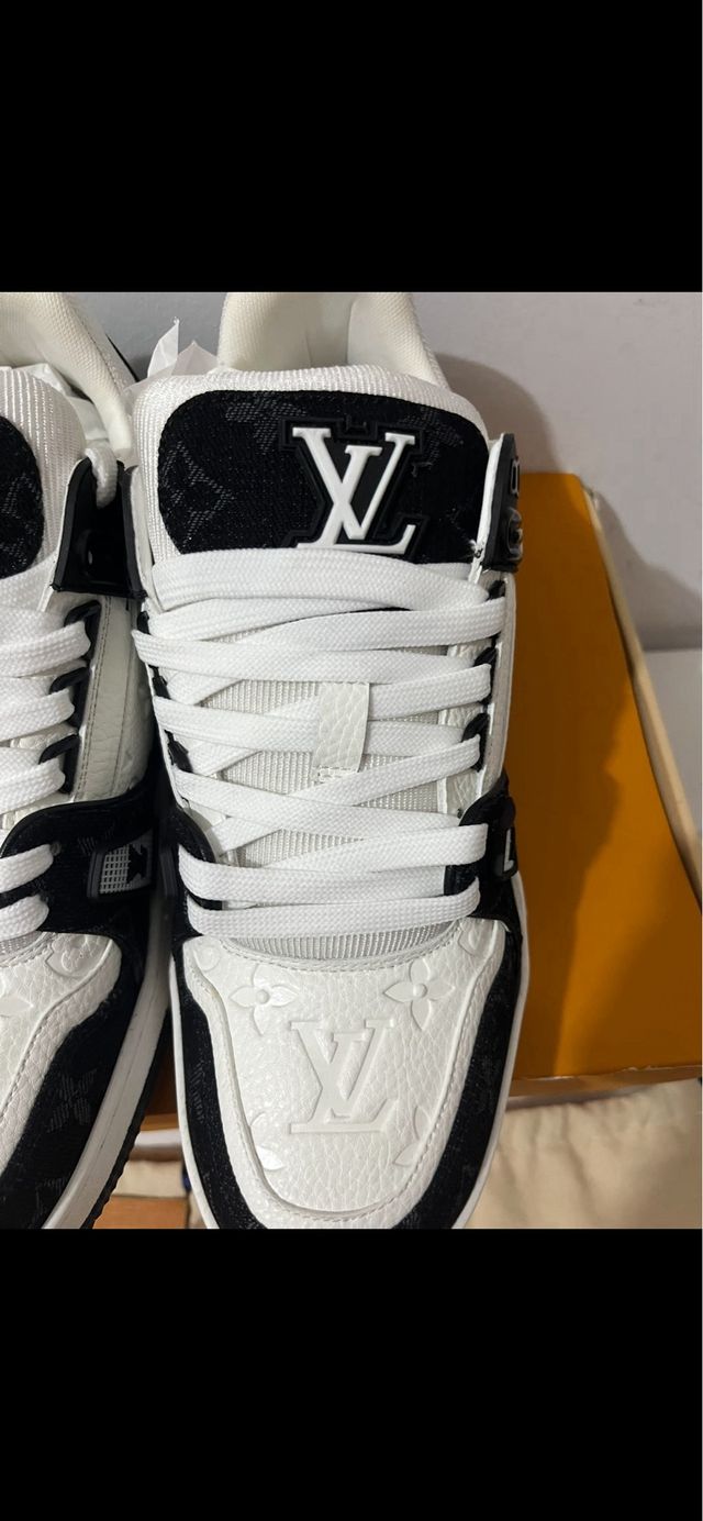 Sneakers Louis Vuitton Trainer Bianche e Nere