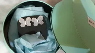 Pendientes mariposa plata Tous