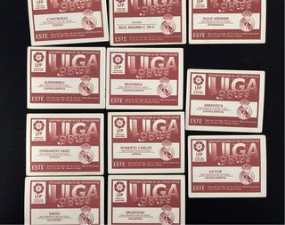 Lote 11 Cromos Real Madrid C.F. 98-99