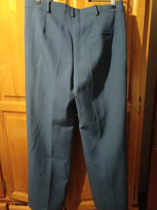 Pantalones de traje azul