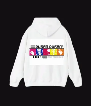Sudadera Blanca Duran Duran Showtime