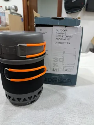 Set Cocina hornillo camping, camper Widesea