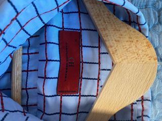 Camisa cuadros Carolina Herrera azul y roja