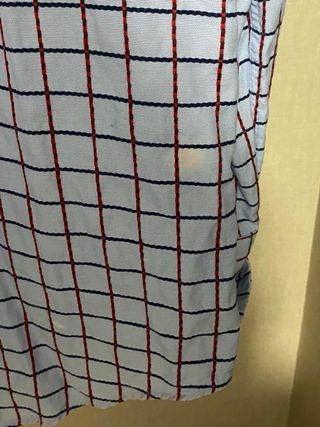 Camisa cuadros Carolina Herrera azul y roja