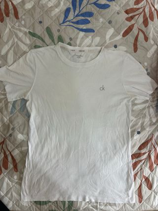 Camiseta Calvin Klein Blanca Talla 14 años