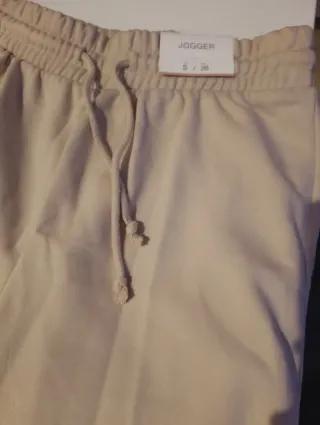 Pantalones Jogger Lefties Beige Talla S