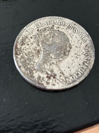 Moneda 20 Reales Reina de las Españas