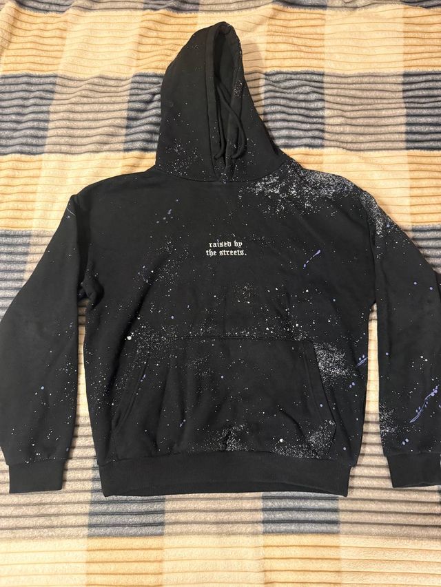 Sudadera oversize Raised by the streets