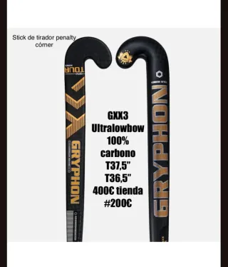 Palo Hockey Hierba 100% Carbono