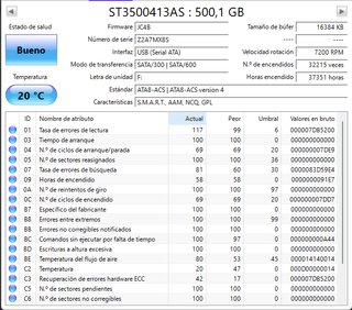 2 Discos Duros Seagate 500GB SATA de 3.5 pulgadas