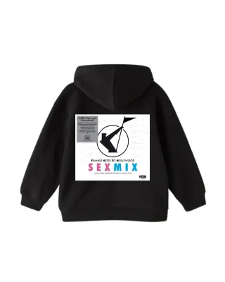 Sudadera Negra con Estampado Frankie Goes To Holly