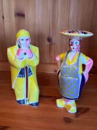 Pareja Figuras Sargadelos Pescadores