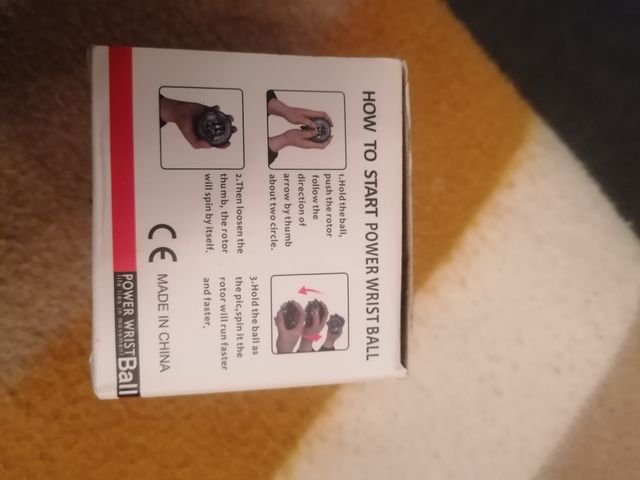 Bola Power Wrist Ball Ejercicios