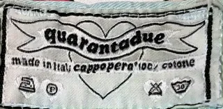 Jeans donna Quarantadue Made in Italy cotone