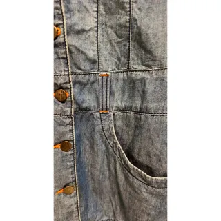 Vestido tejano sin mangas