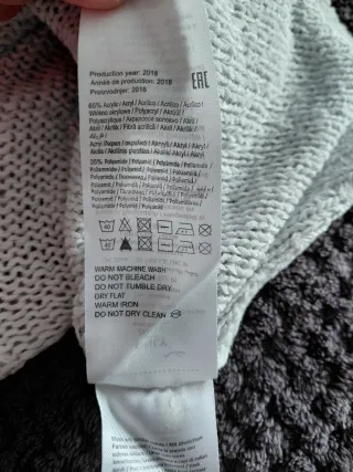 Jersey Only gris claro talla S manga 3/4